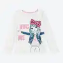 Bild 3 von Kinder-Mädchen-Langarmshirt mit Pailletten-Schleife