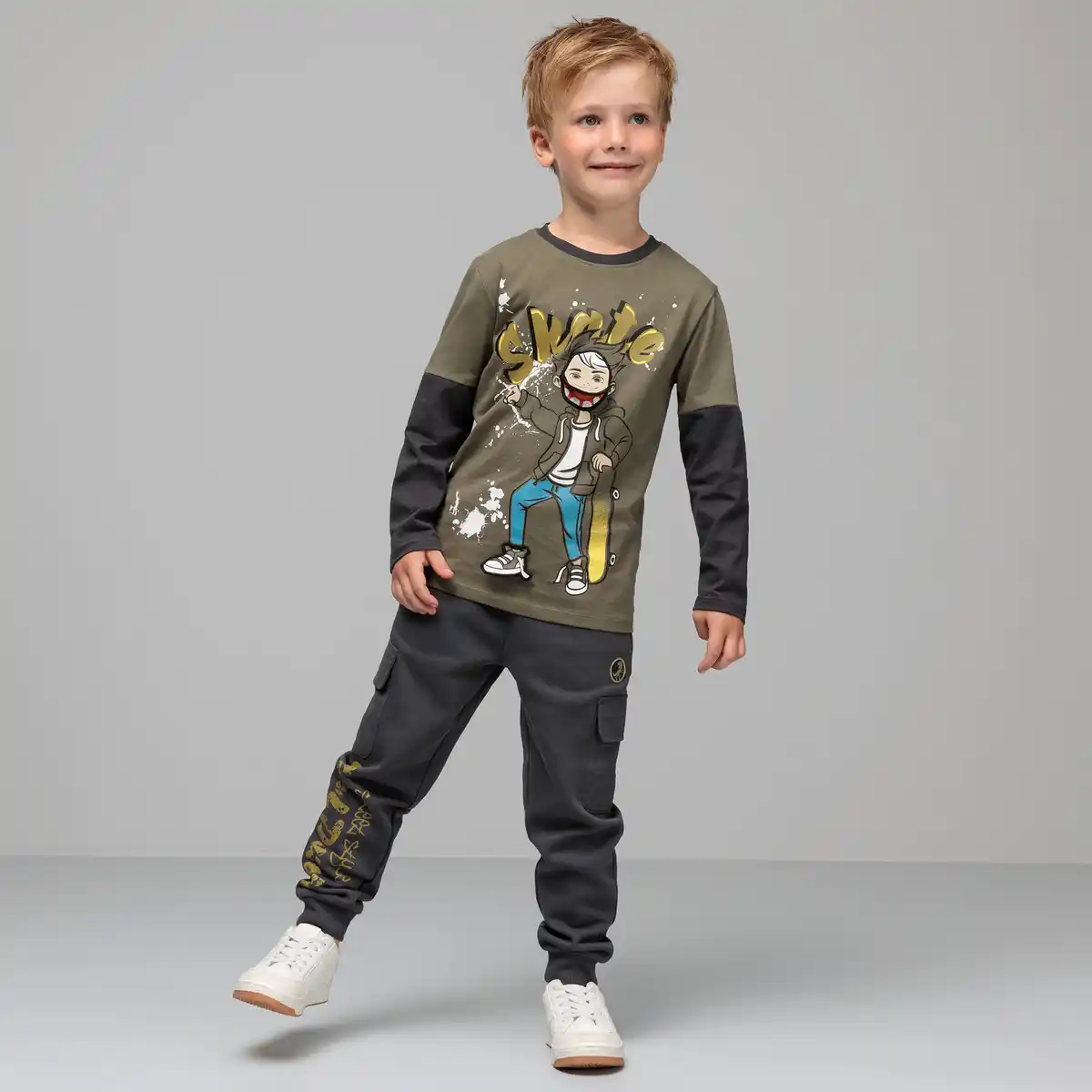 Bild 1 von Kinder-Jungen-Jogginghose mit Taschen