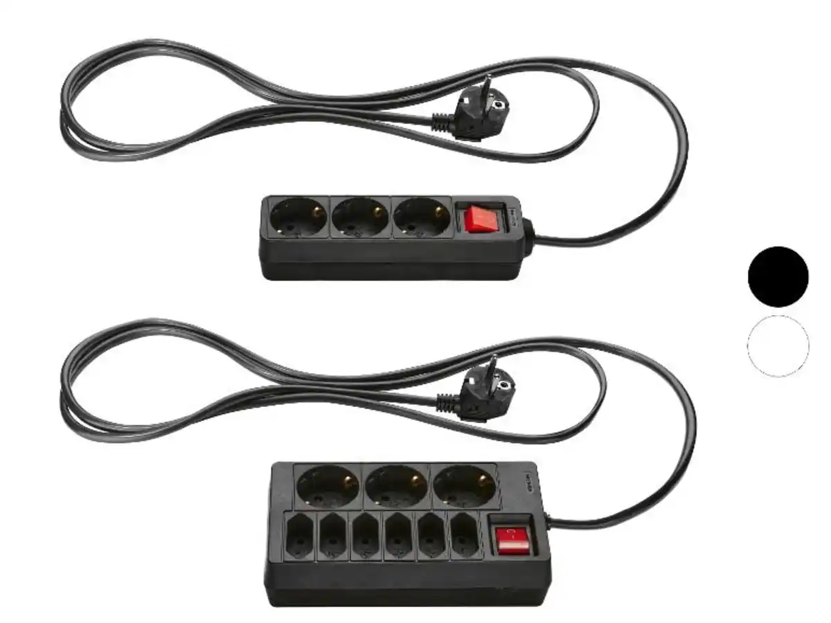 Bild 1 von SILVERCREST® Steckdosenleiste mit beleuchtetem Ein/Aus-Schalter