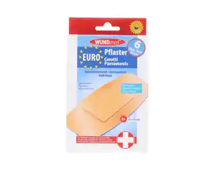 WUNDmed®  Euro-Pflaster wasserabweisend 50 x 100 mm 6er