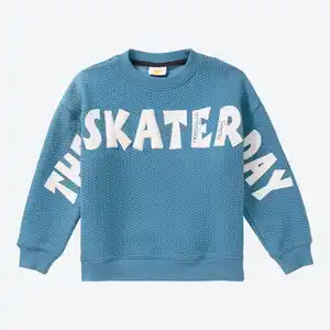 Kinder-Jungen-Sweatshirt mit großem Aufdruck