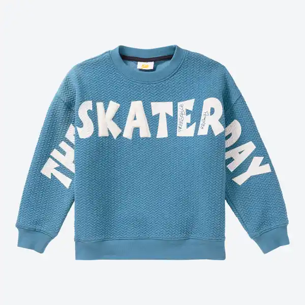 Bild 1 von Kinder-Jungen-Sweatshirt mit großem Aufdruck