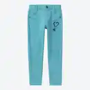 Bild 1 von Kinder-Mädchen-Sweatleggings mit Pailletten Applikation