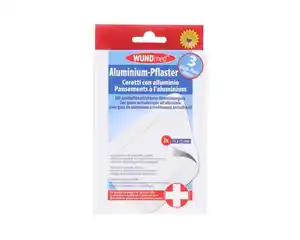 WUNDmed®  Aluminium-Pflaster 75 x 75 mm 3er