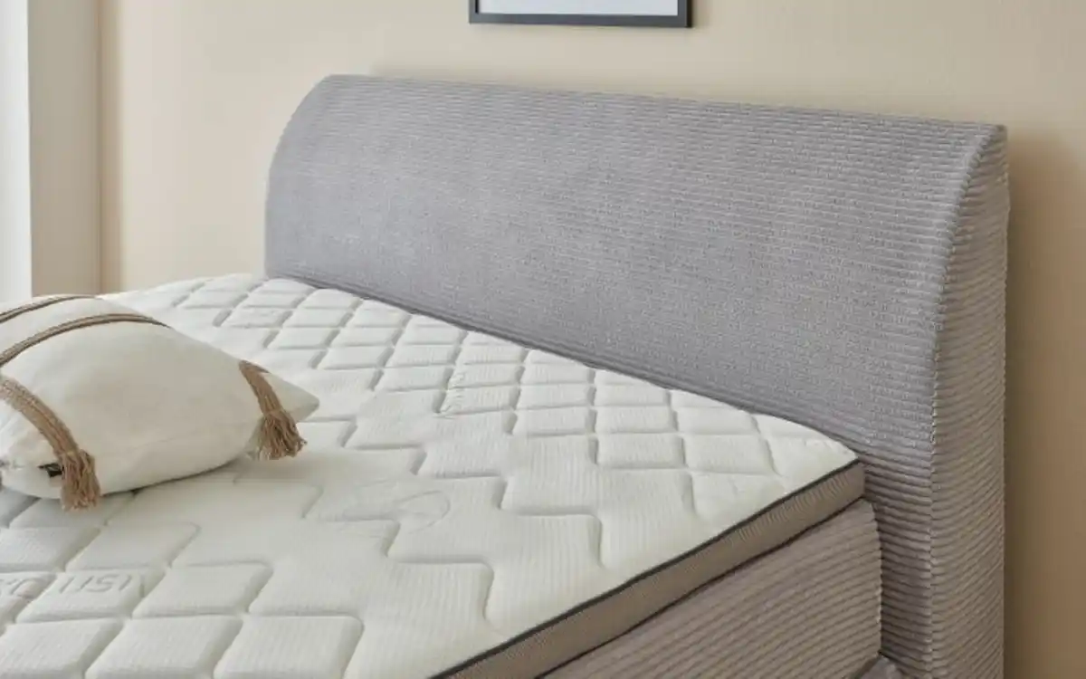 Bild 4 von Boxspringbett Kurt, silber, 140 x 200 cm