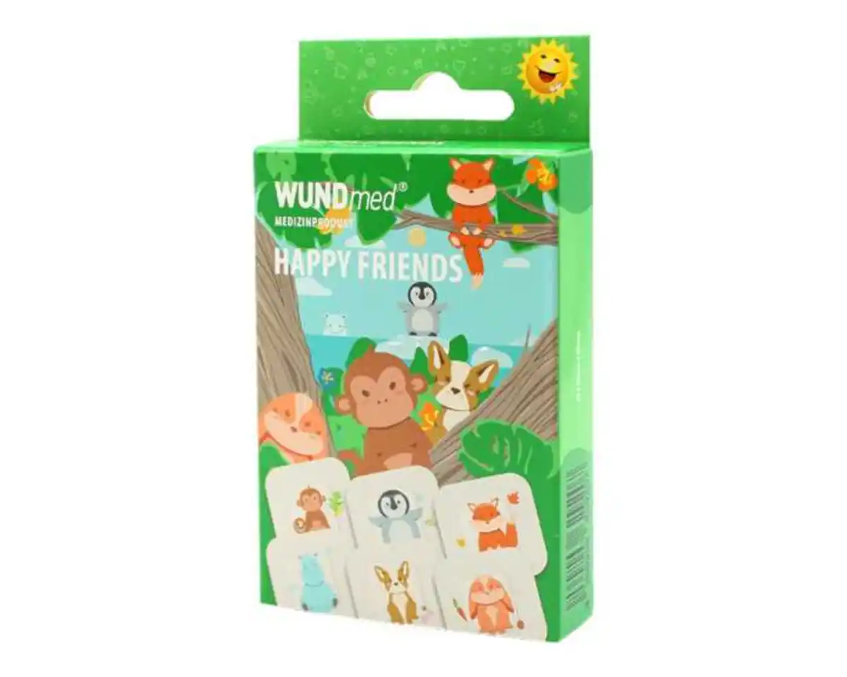 Bild 1 von WUNDmed®  Kinderplfaster 10er Happy Friends