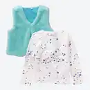 Bild 3 von Kinder-Mädchen-Set mit Weste und Langarmshirt, 2-teilig