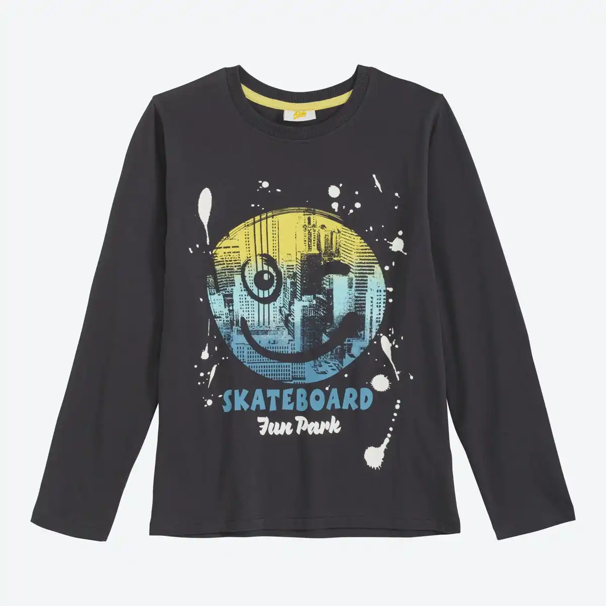 Bild 1 von Kinder-Jungen-Langarmshirt mit Frontaufdruck