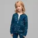 Bild 2 von Kinder-Mädchen-Sweatjacke mit Blumendruck