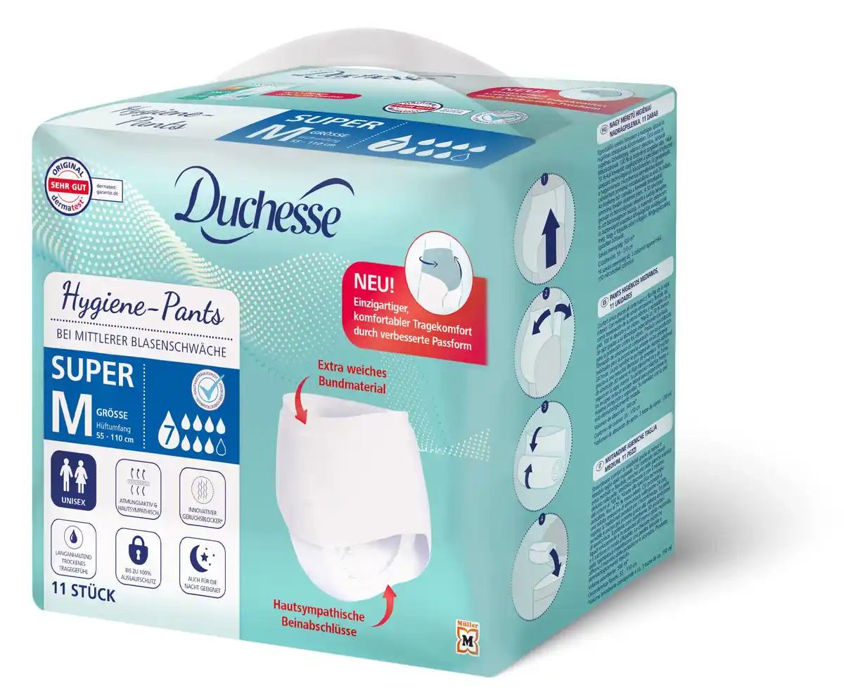 Bild 1 von Duchesse Hygiene-Pants Super Größe M, 11 Stk