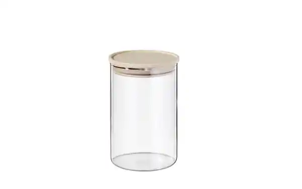 Bild 1 von Vorratsglas mit Buchenholz-Deckel, 900 ml