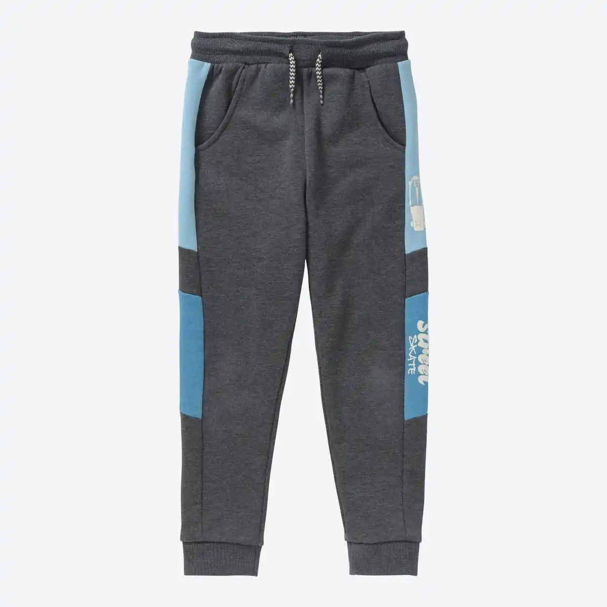 Bild 3 von Kinder-Jungen-Jogginghose in Mélange-Optik