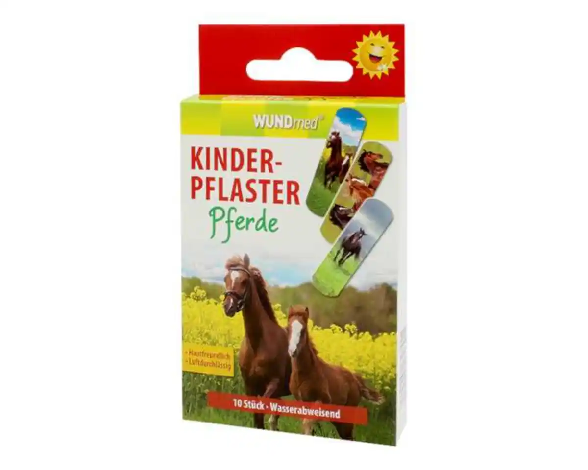 Bild 1 von WUNDmed®  Kinderplfaster 10er Pferde