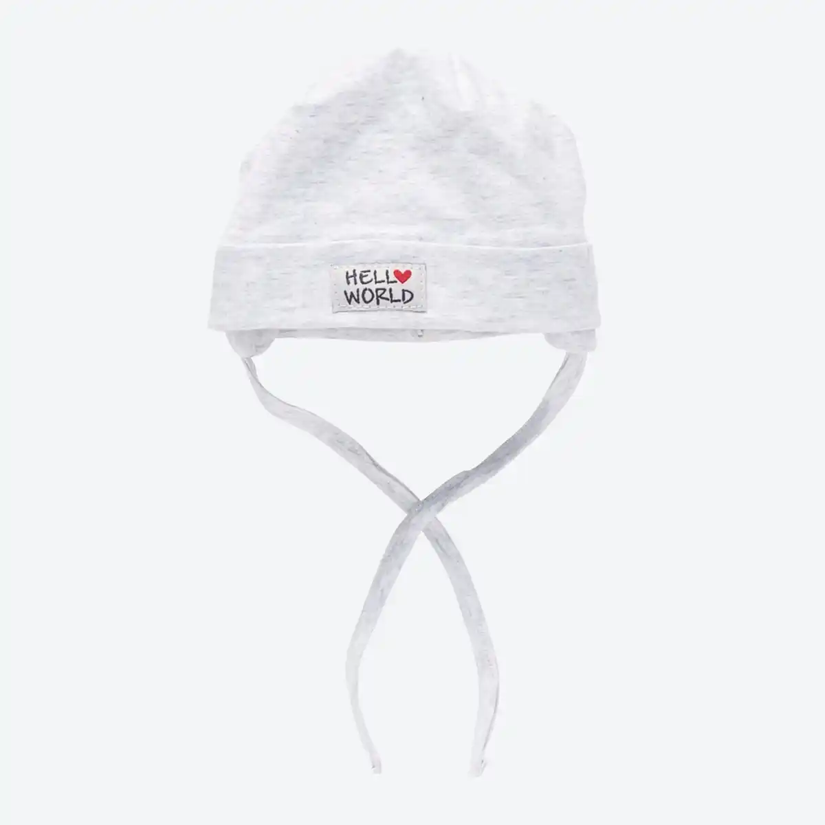 Bild 3 von Baby-Newborn-Mütze mit Hello World Schriftzug