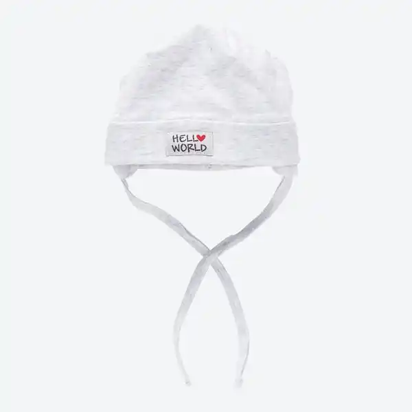 Bild 3 von Baby-Newborn-Mütze mit Hello World Schriftzug