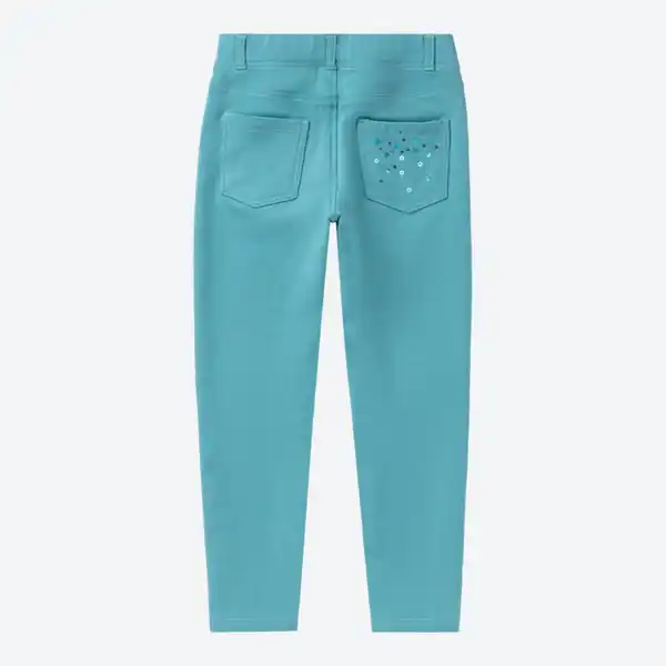 Bild 2 von Kinder-Mädchen-Sweatleggings mit Pailletten Applikation