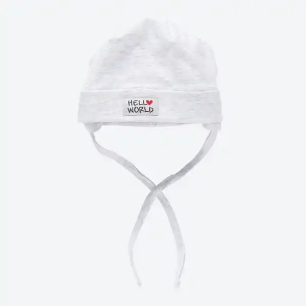 Bild 2 von Baby-Newborn-Mütze mit Hello World Schriftzug