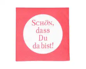 O'canny Servietten Lieblingsgäste 33 x 33 cm 20er