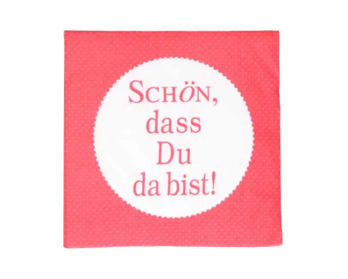 Bild 1 von O'canny Servietten Lieblingsgäste 33 x 33 cm 20er