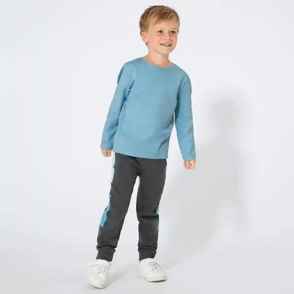Bild 1 von Kinder-Jungen-Jogginghose in Mélange-Optik