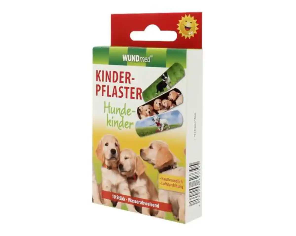 Bild 1 von WUNDmed®  Kinderplfaster 10er Hunde