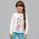 Bild 1 von Kinder-Mädchen-Shirt mit Frontaufdruck