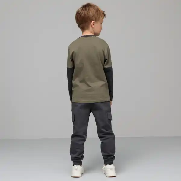 Bild 4 von Kinder-Jungen-Jogginghose mit Taschen