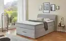 Bild 1 von Boxspringbett Kurt, silber, 140 x 200 cm