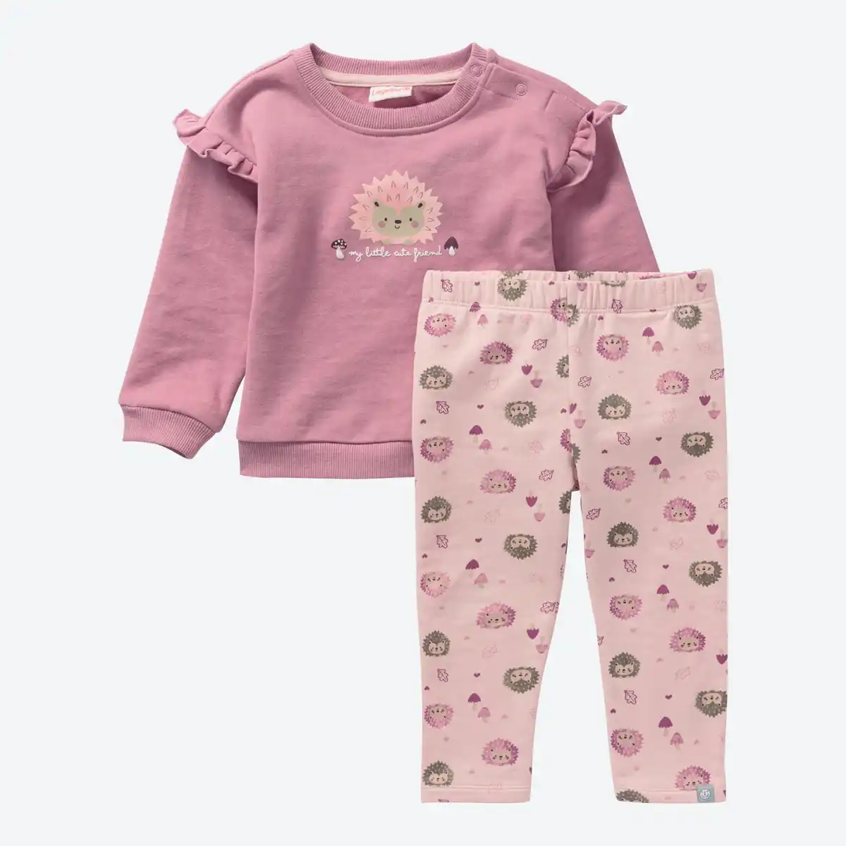 Bild 3 von Baby-Mädchen-Set mit Igel-Motiv, 2-teilig