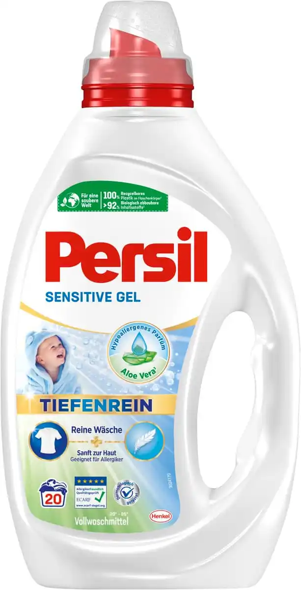 Bild 1 von PERSIL Gel Sensitive 20WL, 900 ml