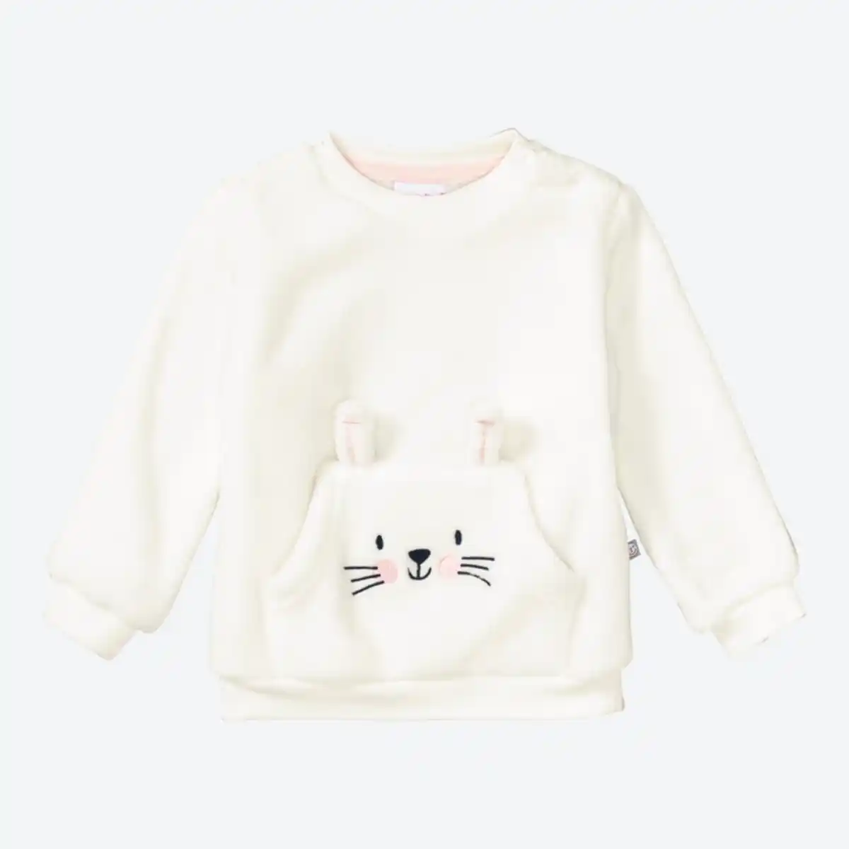 Bild 2 von Baby-Mädchen-Sweatshirt mit Kängurutasche