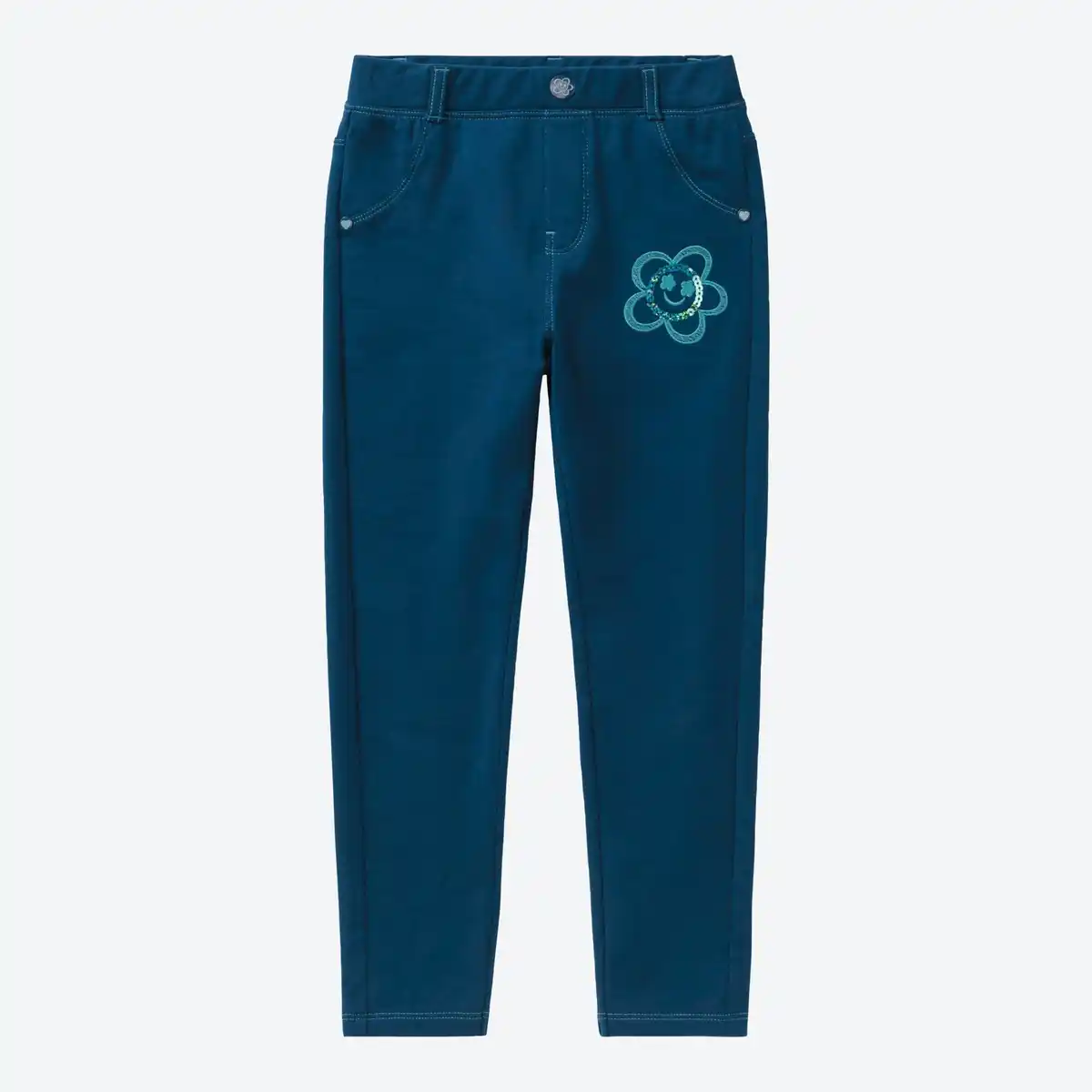 Bild 3 von Kinder-Mädchen-Sweatleggings mit Stickerei