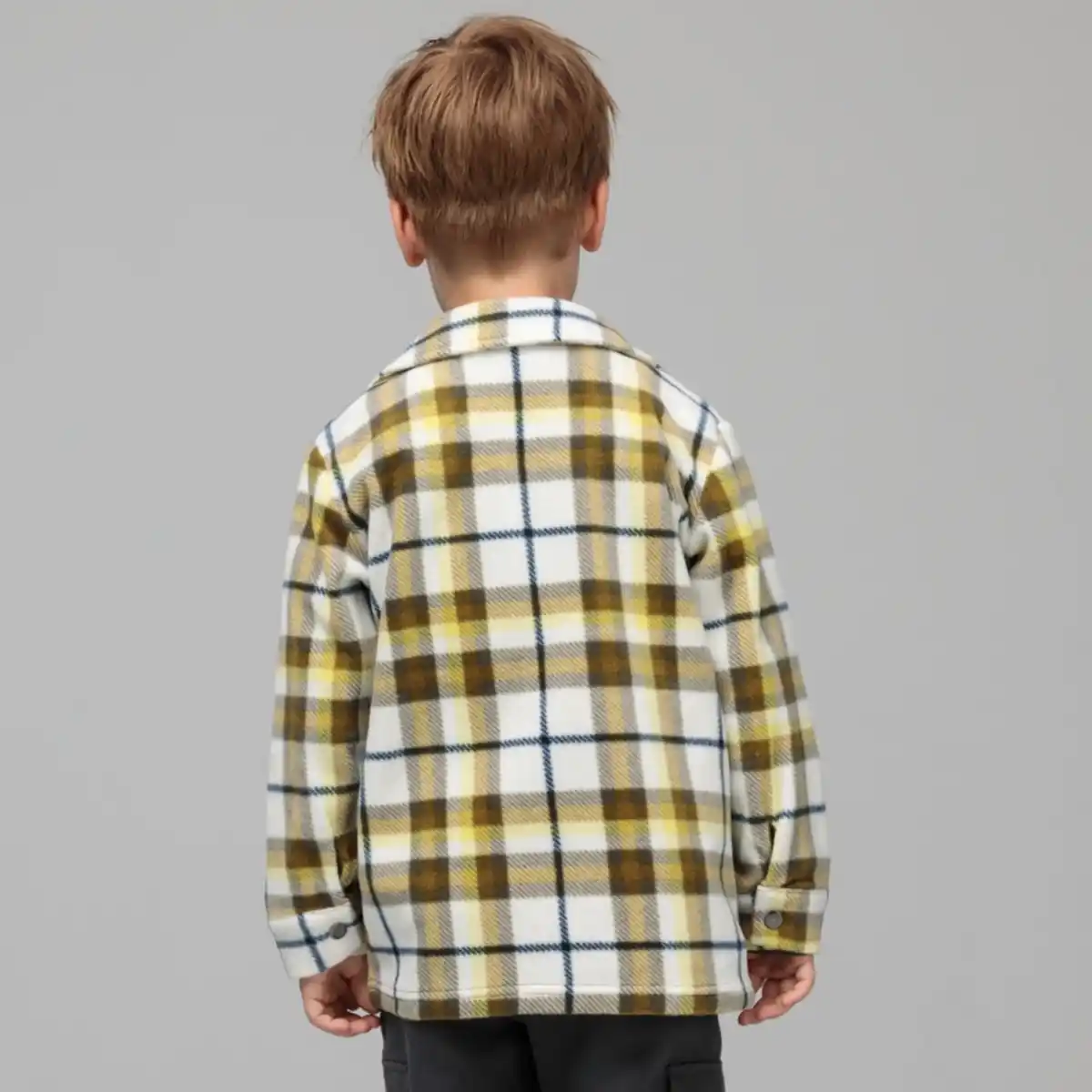 Bild 4 von Kinder-Jungen-Set mit Karo-Hemd und Shirt, 2-teilig