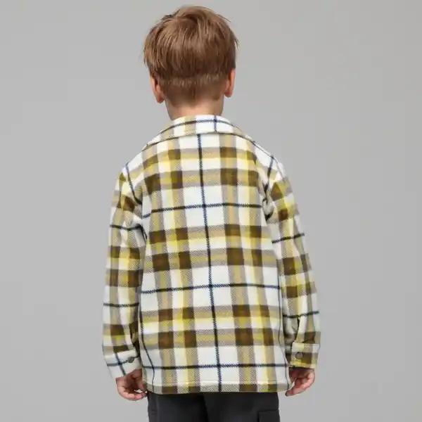 Bild 4 von Kinder-Jungen-Set mit Karo-Hemd und Shirt, 2-teilig