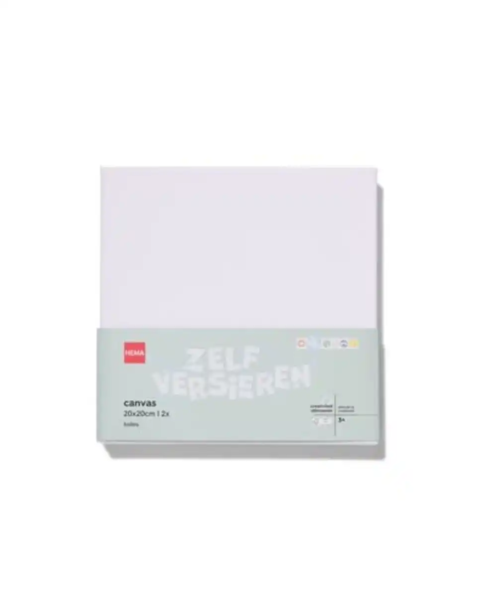 Bild 1 von 2er-Pack Leinwände, 20 x 20 cm