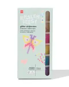 Bügelperlenset Glitzer