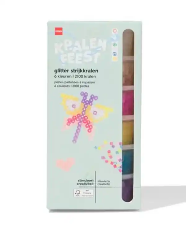 Bild 1 von Bügelperlenset Glitzer