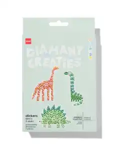 Diamantkreationen Aufkleber Dinos – 3 Stück