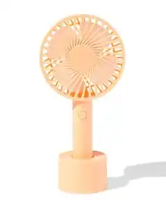 Handventilator Ø10cm, Pfirsich matt
