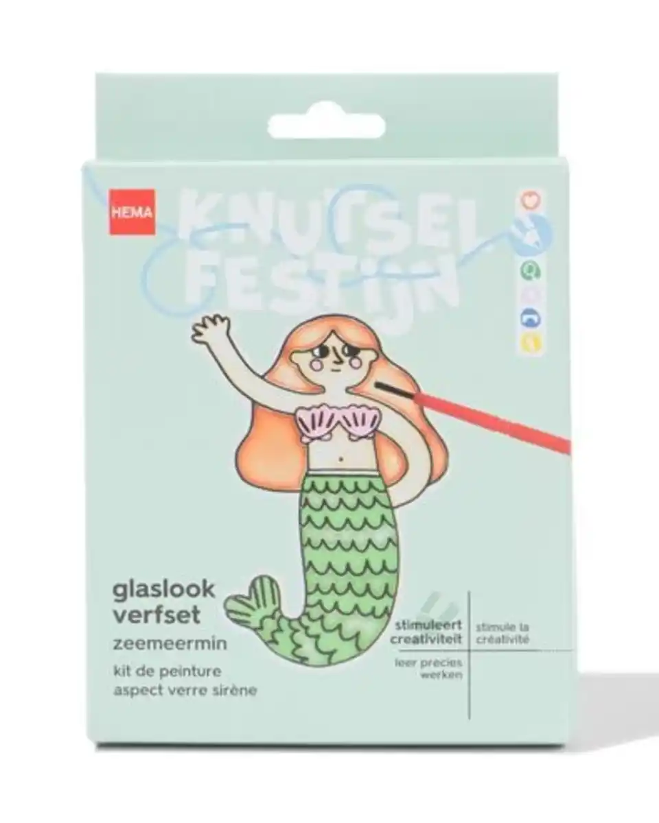 Bild 1 von Malset in Glasoptik Meerjungfrau