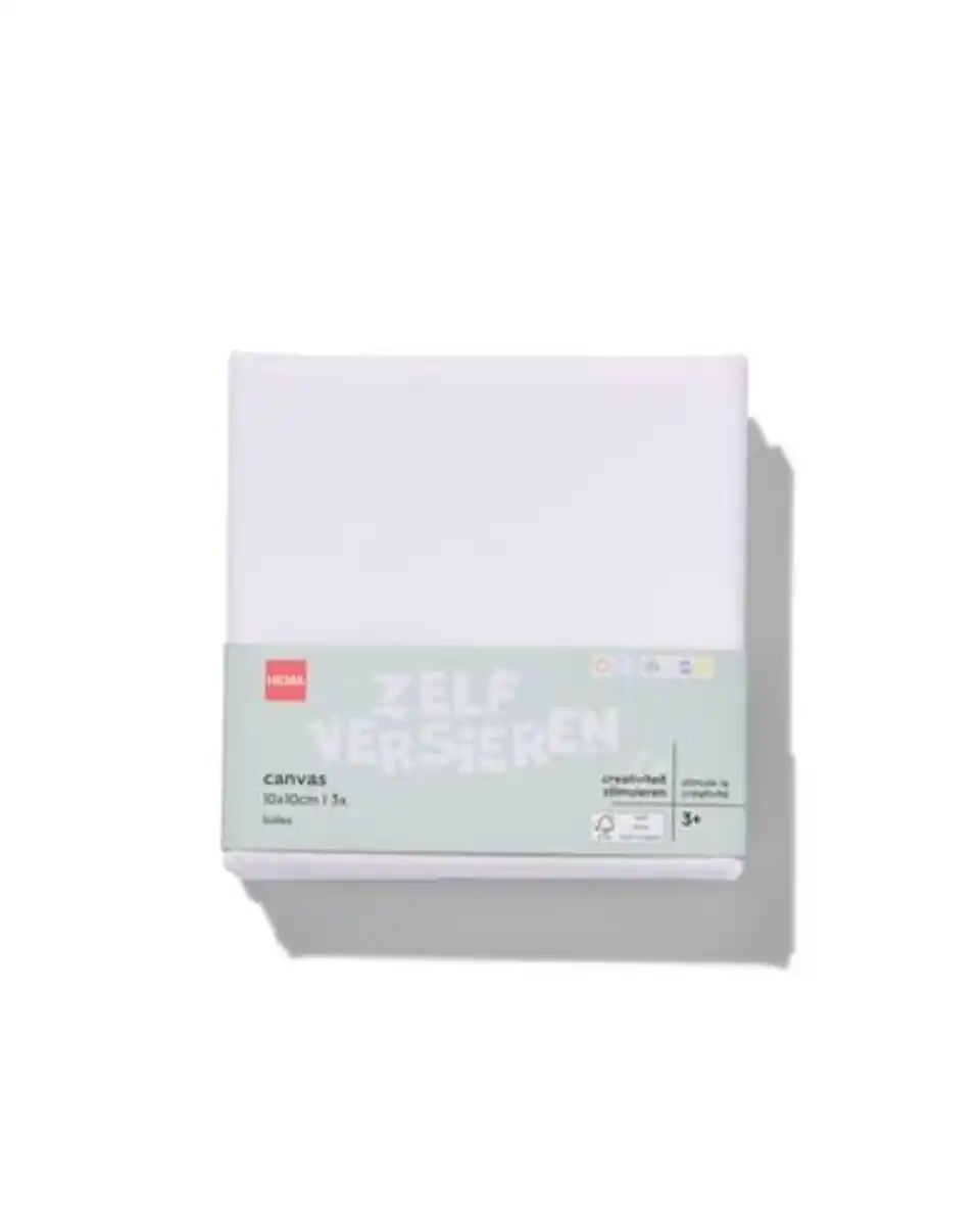 Bild 1 von 3er-Pack Leinwände, 10 x 10 cm