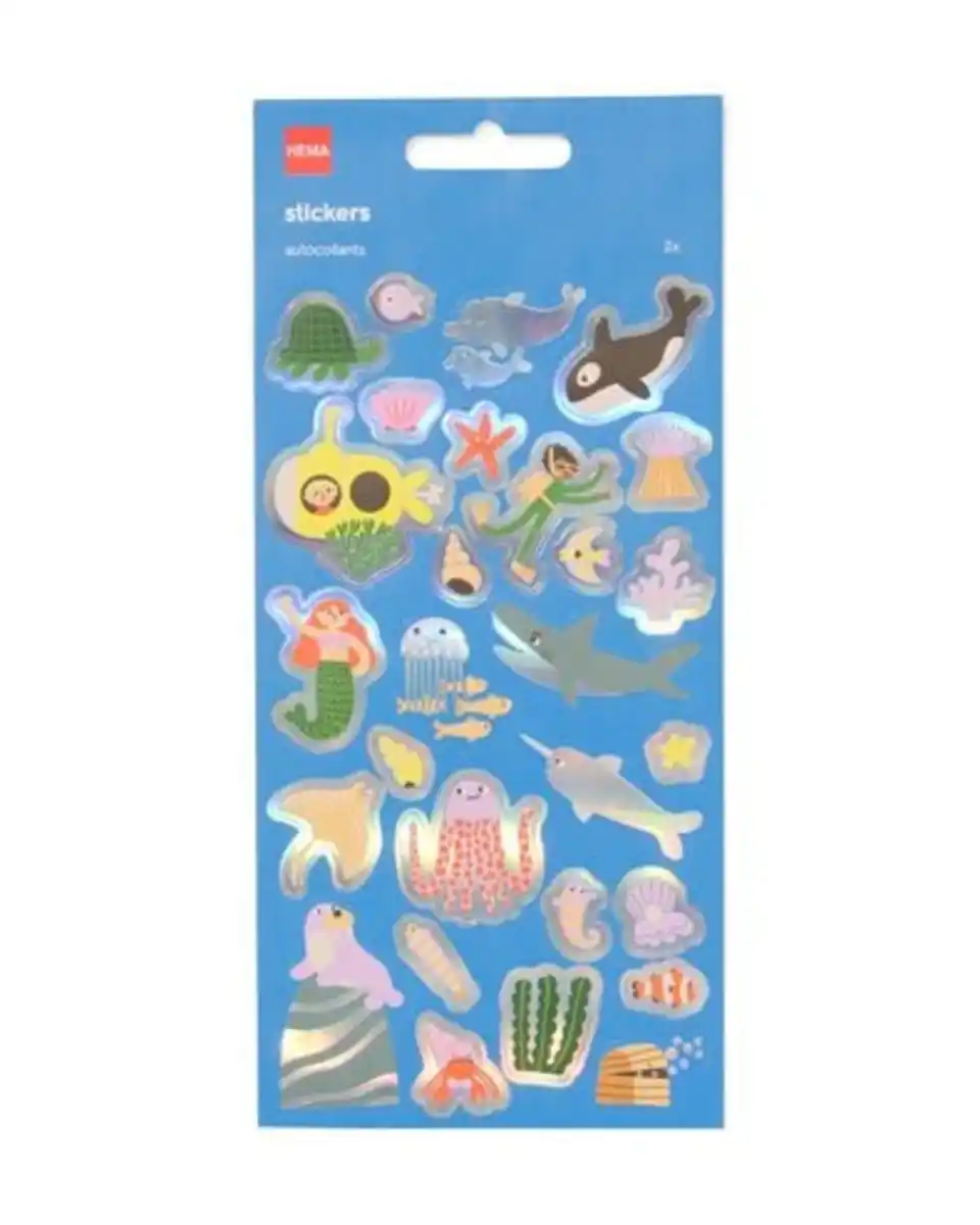 Bild 1 von Stickerbögen Unterwasser – 2 Stück