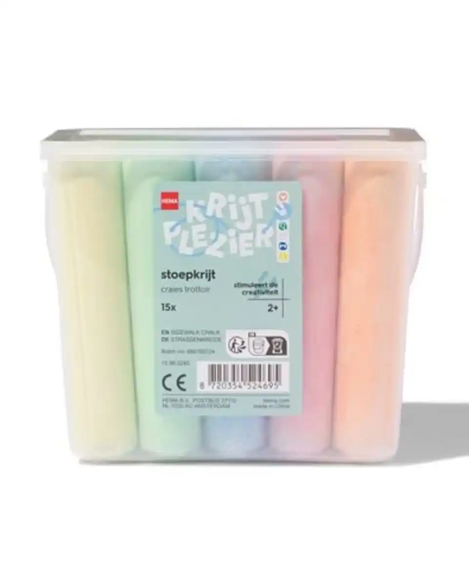 Bild 1 von Straßenkreide, 15-teilig