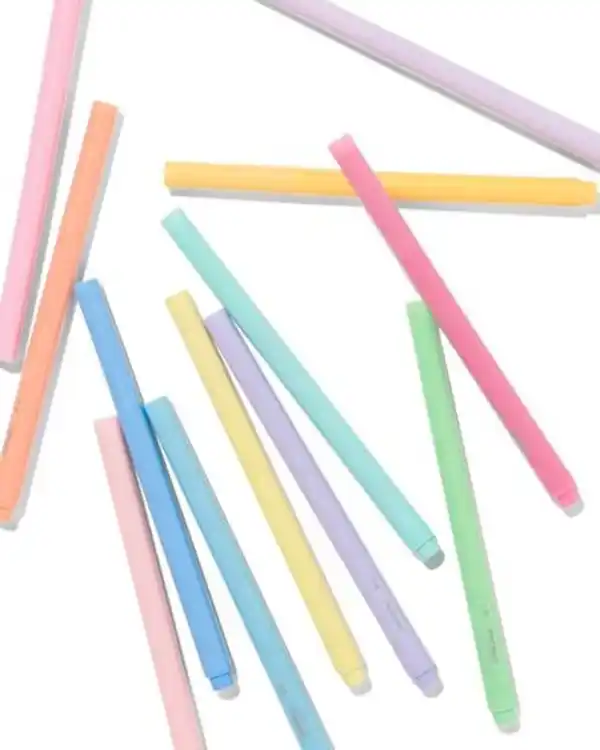 Bild 2 von 12er-Pack Fasermaler, Pastellfarben