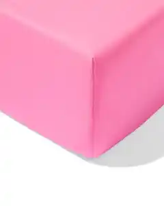 Spannbettlaken 140x200 cm weiche Baumwolle pink