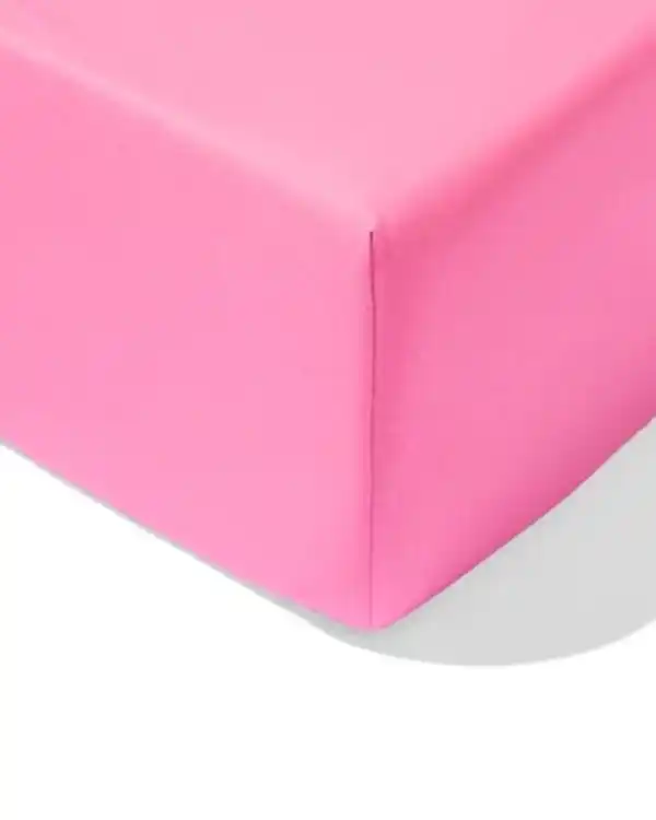 Bild 1 von Spannbettlaken 140x200 cm weiche Baumwolle pink