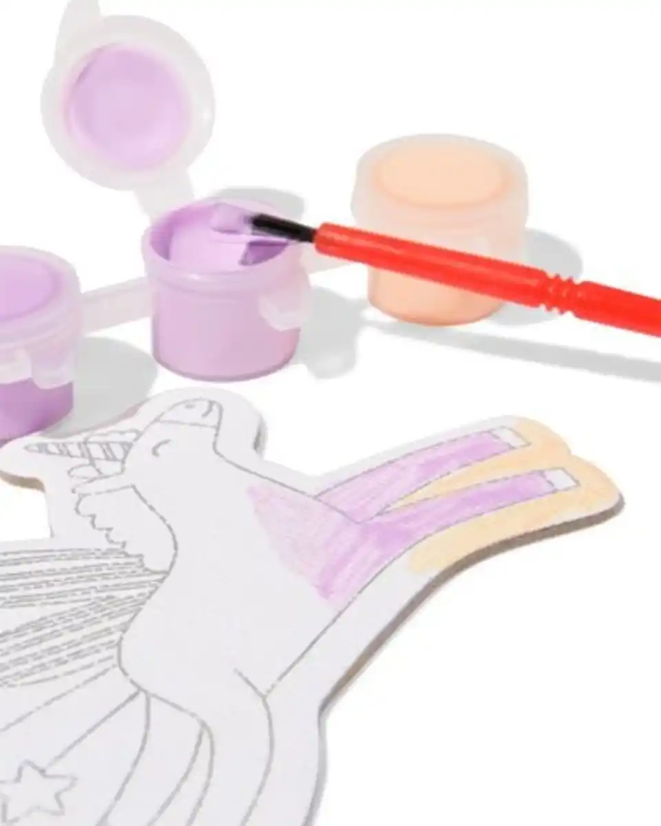 Bild 3 von Canvas-Malset Einhorn