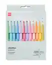 Bild 1 von 12er-Pack Fasermaler, Pastellfarben