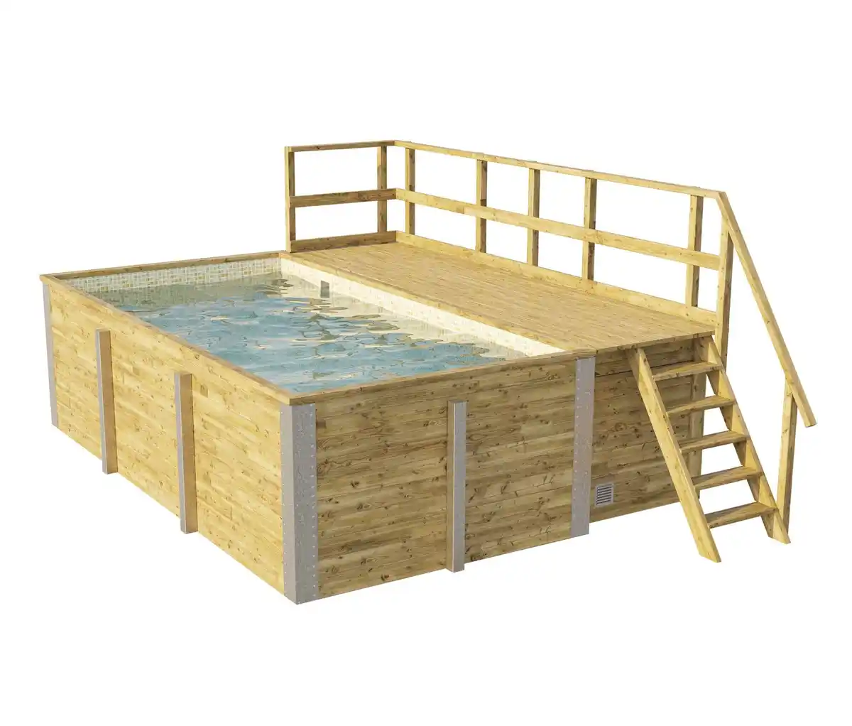 Bild 1 von WEKA Gartenpool inkl. Sonnendeck, ca. 400 x 301 cm