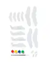 Bild 3 von 4er-Pack Moosgummi-Flugzeuge zum Basteln